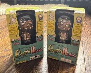 Gus Fink's Boogily Heads Series 3 Zuggs Art Toy Bobble Head (Lot of 2)